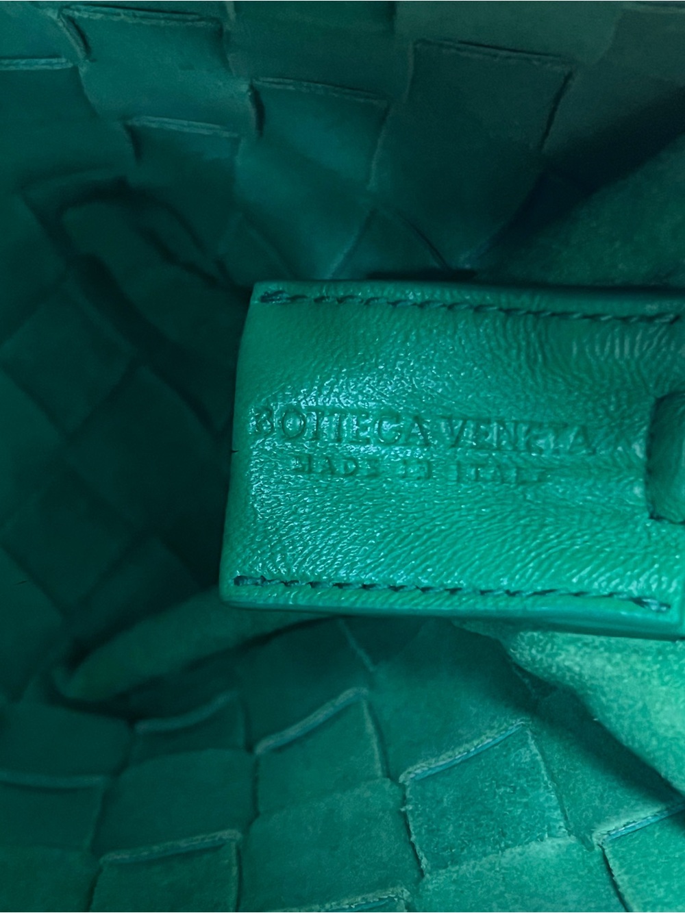 Bottega Veneta Mini Loop in Parakeet Green - Picture 15 of 16